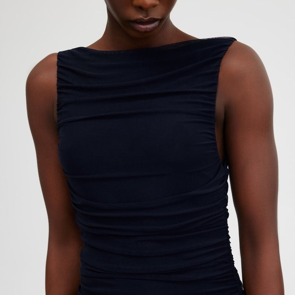 SIGNIFICANT OTHER, Saria ruched knit-jersey midi dress, US 2 - Picture 8 of 8